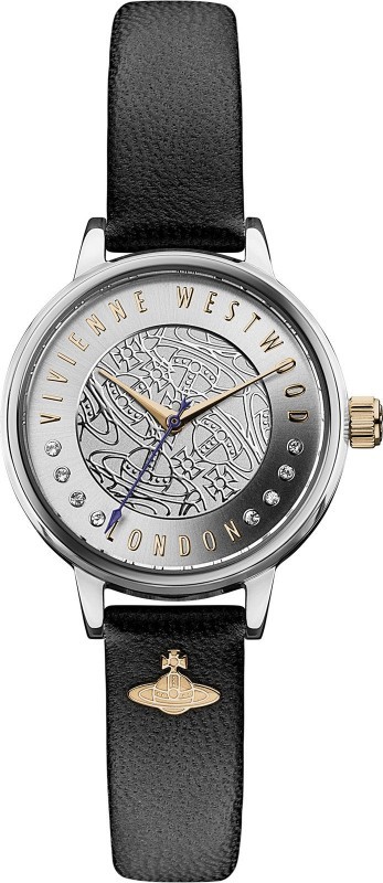 Vivienne Westwood Ladies Leather Watch VV114SLBK